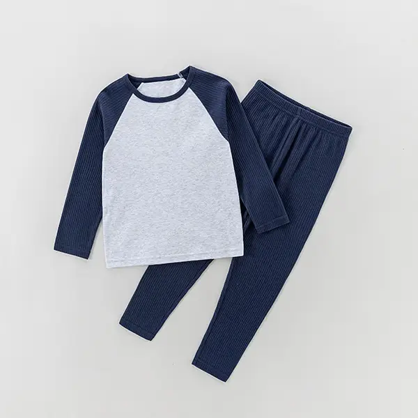 colorblock pajama set 1