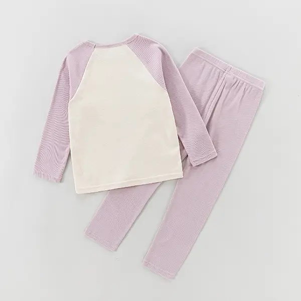 colorblock pajama set 4