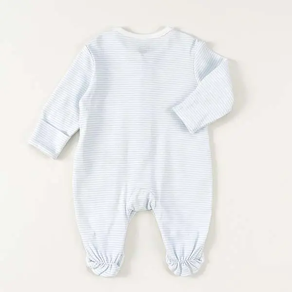 puppy front button footed romper 2